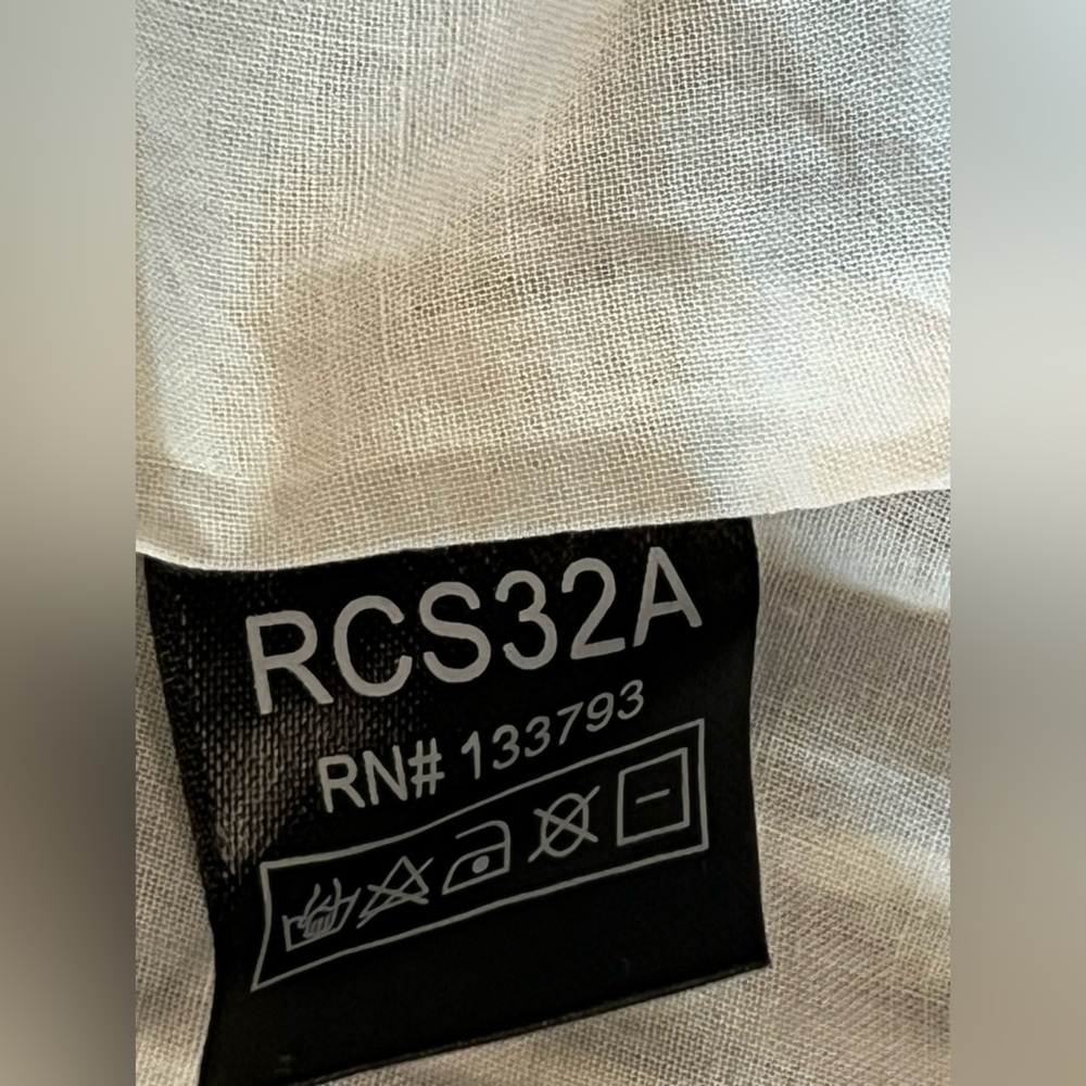 NWOT POL Blue White Striped Lace Trimmed Skirt Size Small - Picture 4 of 4